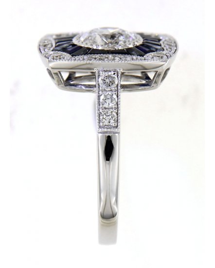SAPPHIRE DIAMOND RING (TR4484)