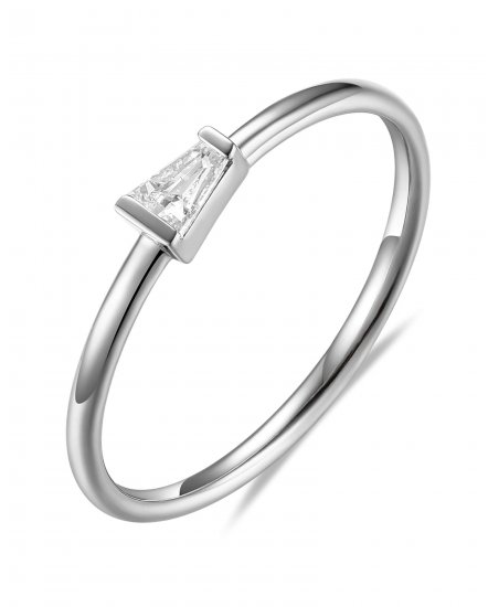 BAGUETTE SOLITAIRE DIAMOND RING (TR4538)