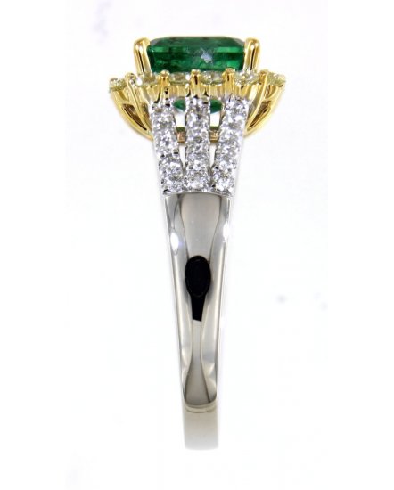 EMERALD CUT DIAMOND RING (TR4598)