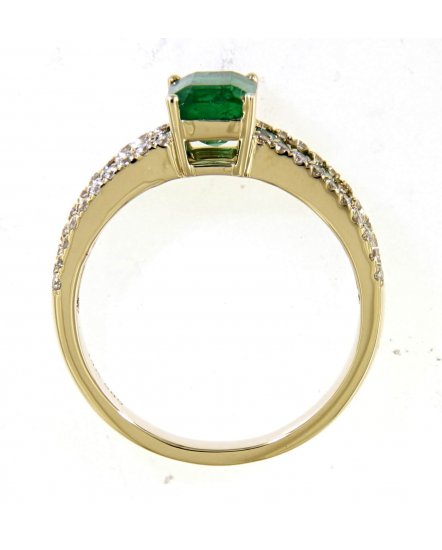 EMERALD CUT DIAMOND RING (TR4606)