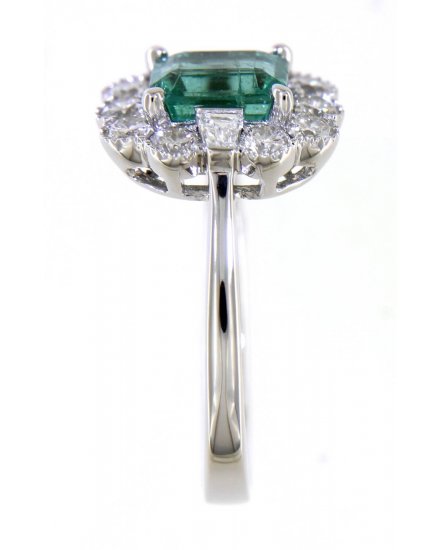 EMERALD CUT DIAMOND RING (TR4614)