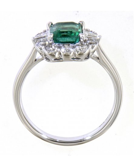 EMERALD CUT DIAMOND RING (TR4614)