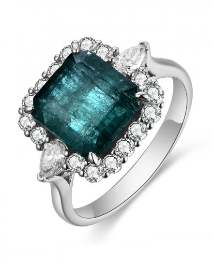 EMERALD CUT DIAMOND RING (TR4620)