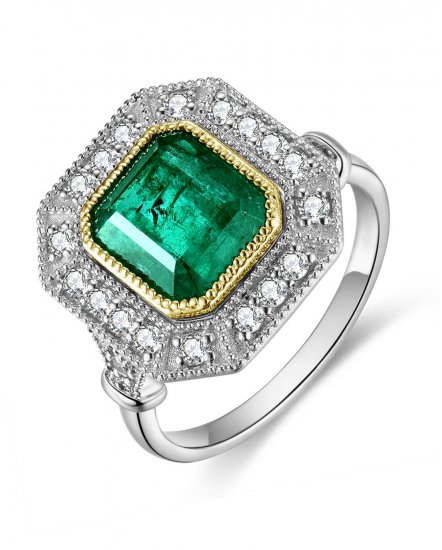 EMERALD CUT DIAMOND RING (TR4625)