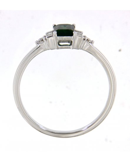 EMERALD CUT DIAMOND RING (TR4626)