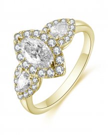 MARQUISE DIAMOND ENGAGEMENT RING (TR4635)