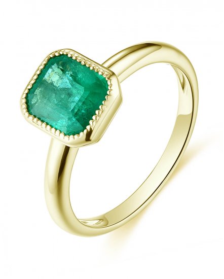 EMERALD CUT DIAMOND RING (TR4638)