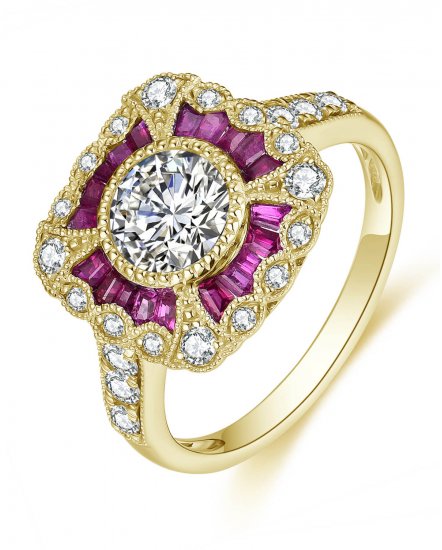 RUBY DIAMOND RING (TR4645)