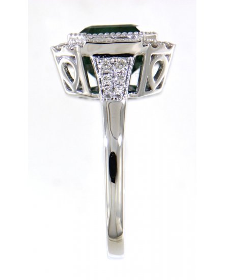 EMERALD CUT DIAMOND RING (TR4651)