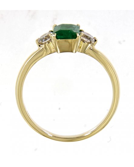 EMERALD CUT DIAMOND RING (TR4653)