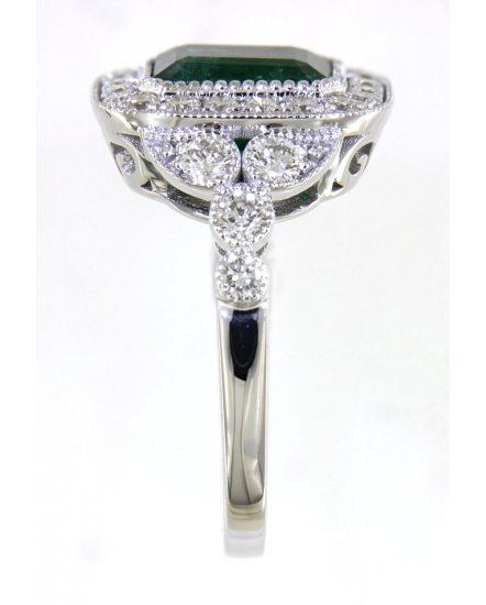 EMERALD CUT DIAMOND RING (TR4654)