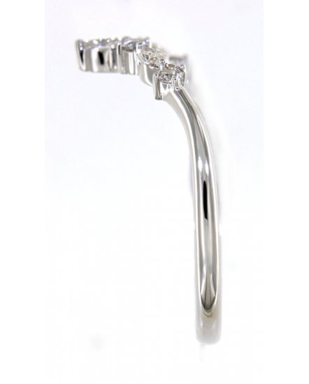 MARQUISE DIAMOND CURVED BAND (TR4677)