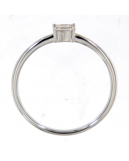 BAGUETTE SOLITAIRE DIAMOND RING (TR4712)