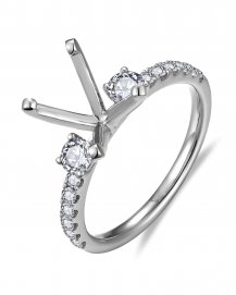 SEMI MOUNT DIAMOND ENGAGEMENT RING (TR4713C)