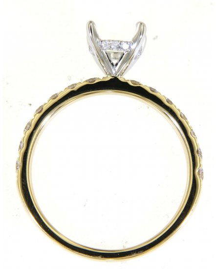 OVAL SEMI MOUNT DIAMOND ENGAGEMENT RING (TR4734)