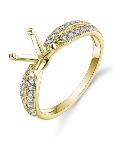 SEMI MOUNT DIAMOND ENGAGEMENT RING (TR4786)