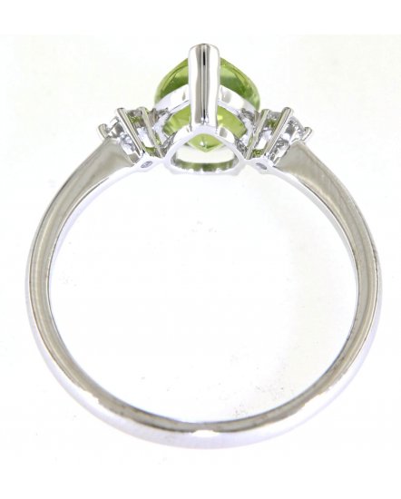 PEAR PERIDOT DIAMOND RING (TR4787)
