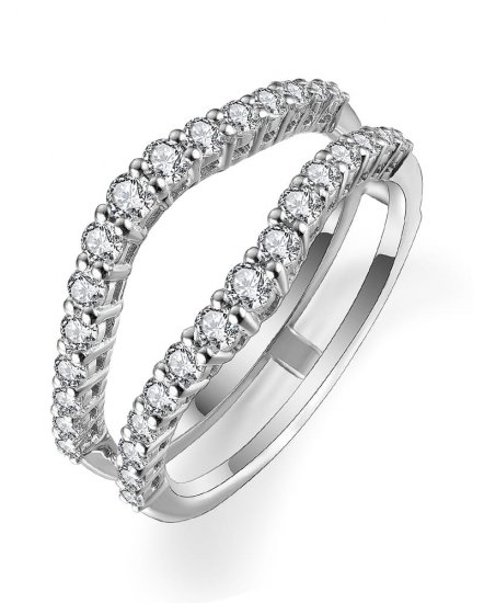 CURVED STYLE ENHANCER DIAMOND RING (TR4806)