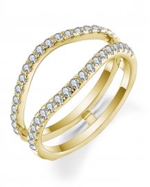 CURVED STYLE ENHANCER DIAMOND RING (TR4807)