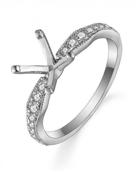 SEMI MOUNT DIAMOND ENGAGEMENT RING (TR4826)