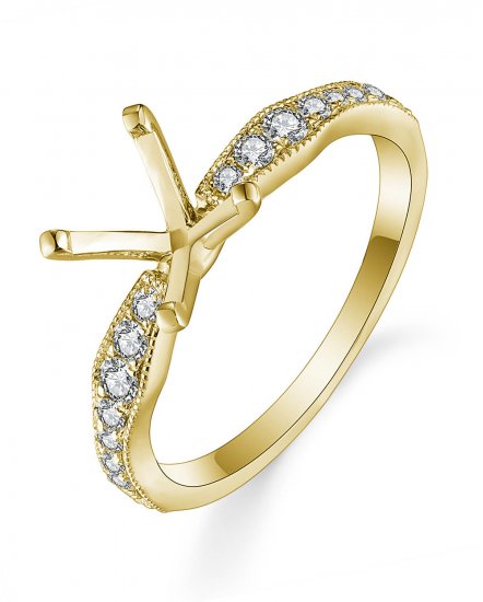 SEMI MOUNT DIAMOND ENGAGEMENT RING (TR4826)