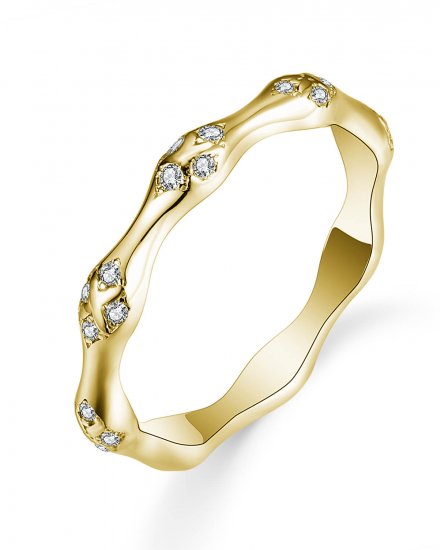WAVY STYLE DIAMOND BAND (TR4846)