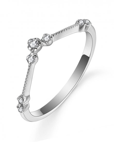 CURVED STYLE DIAMOND BAND (TR4852)