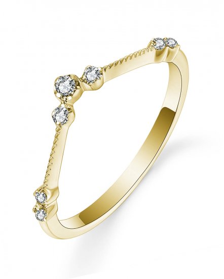 CURVED STYLE DIAMOND BAND (TR4852)