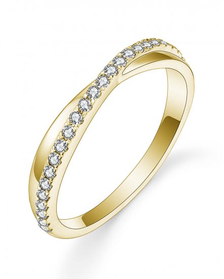 CRISS CROSS STYLE DIAMOND BAND (TR4856)