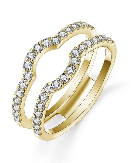 CURVED STYLE ENHANCER DIAMOND RING (TR4859)