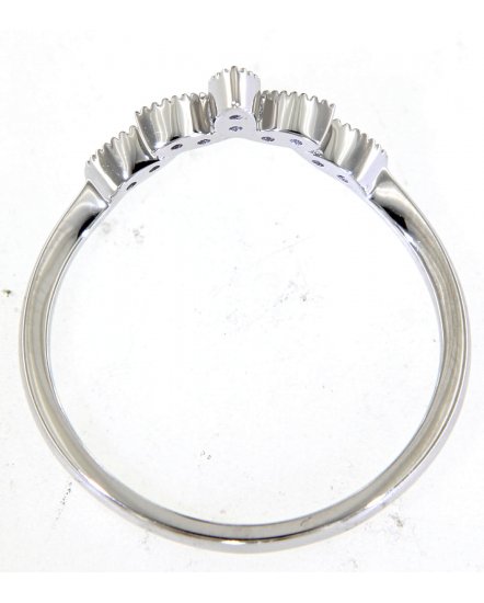 LEAF STYLE CURVED DIAMOND BAND (TR4864)