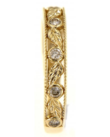 LEAF STYLE DIAMOND BAND (TR4873)