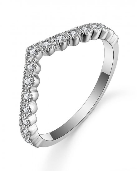 CURVED STYLE DIAMOND BAND (TR4875)