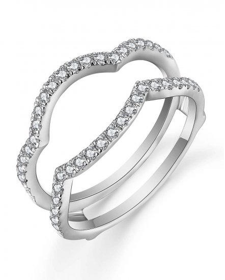 CURVED STYLE ENHANCER DIAMOND RING (TR4885)