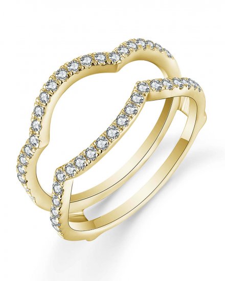 CURVED STYLE ENHANCER DIAMOND RING (TR4885)
