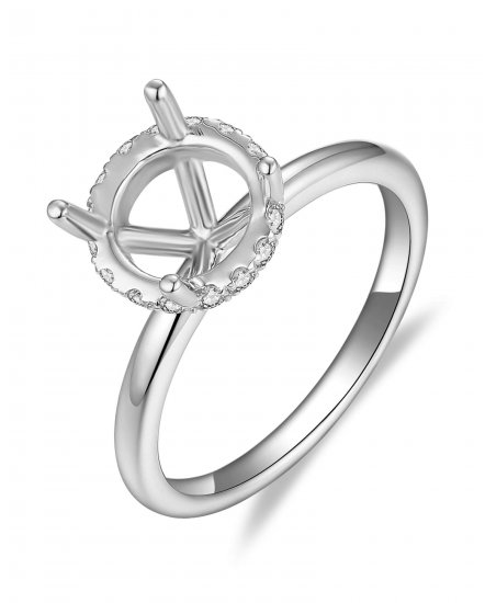 SEMI MOUNT DIAMOND ENGAGEMENT RING (TR4887E)