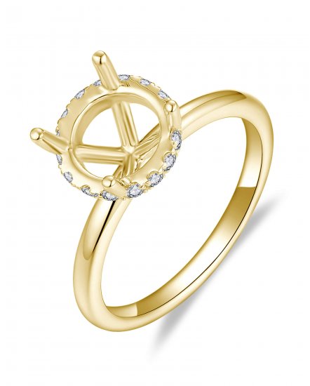 SEMI MOUNT DIAMOND ENGAGEMENT RING (TR4887E)