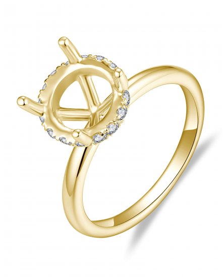 SEMI MOUNT DIAMOND ENGAGEMENT RING (TR4887F)
