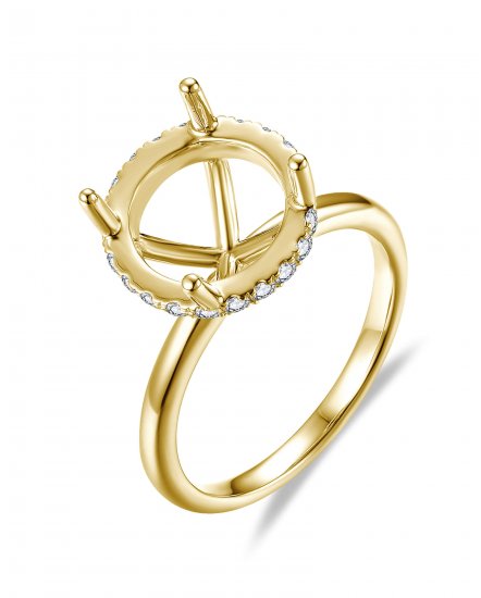 SEMI MOUNT DIAMOND ENGAGEMENT RING (TR4887H)