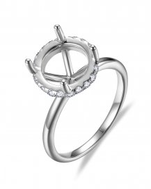 SEMI MOUNT DIAMOND ENGAGEMENT RING (TR4887J)