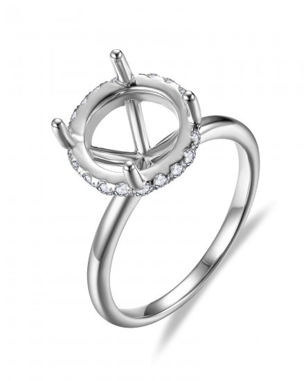 SEMI MOUNT DIAMOND ENGAGEMENT RING (TR4887J)