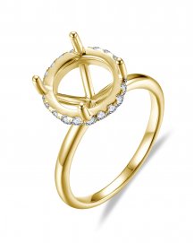 SEMI MOUNT DIAMOND ENGAGEMENT RING (TR4887J)