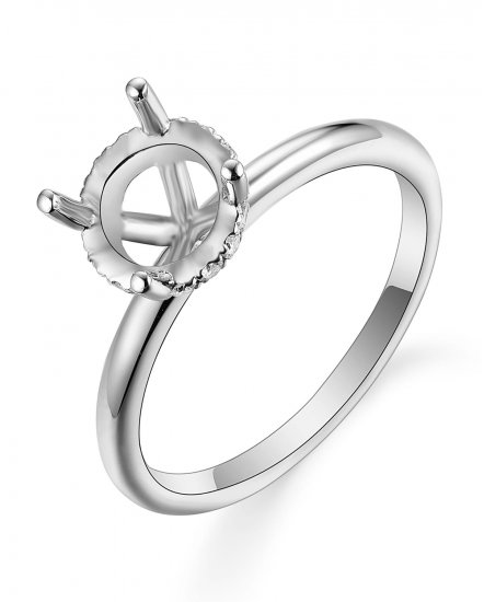 SEMI MOUNT DIAMOND ENGAGEMENT RING (TR4887)