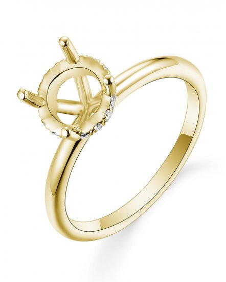 SEMI MOUNT DIAMOND ENGAGEMENT RING (TR4887)