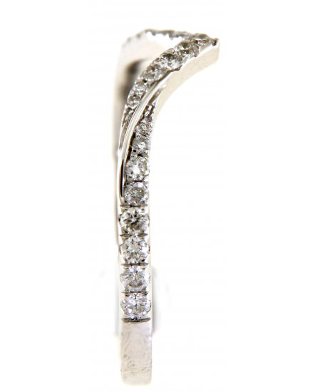 CURVED V SHAPE DIAMOND BAND (TR4894)