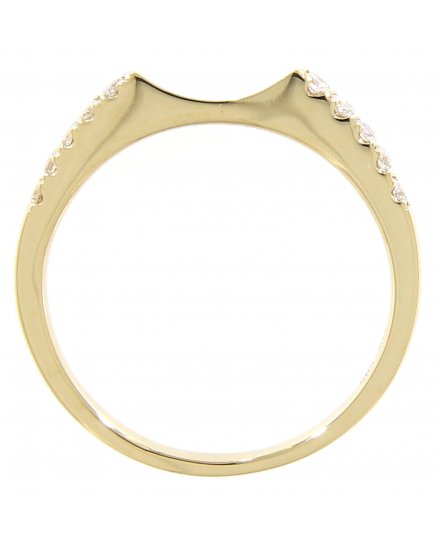 CURVED STYLE DIAMOND BAND (TR489B)