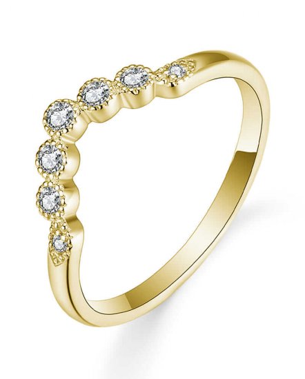 CURVED STYLE DIAMOND BAND (TR4907)