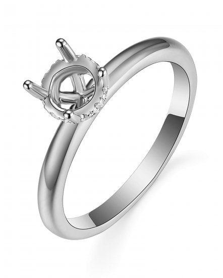 SEMI MOUNT DIAMOND ENGAGEMENT RING (TR4913)