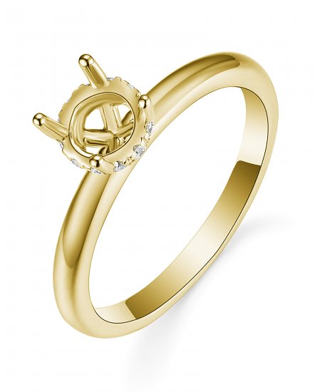 SEMI MOUNT DIAMOND ENGAGEMENT RING (TR4913)