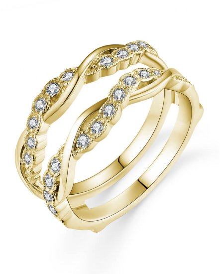 CRISS CROSS STYLE ENHANCER DIAMOND RING (TR4919)